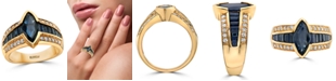EFFY Collection EFFY&reg; Sapphire (2-5/8 ct. t.w.) & Diamond (1/3 ct. t.w.) Ring in 14k Gold
